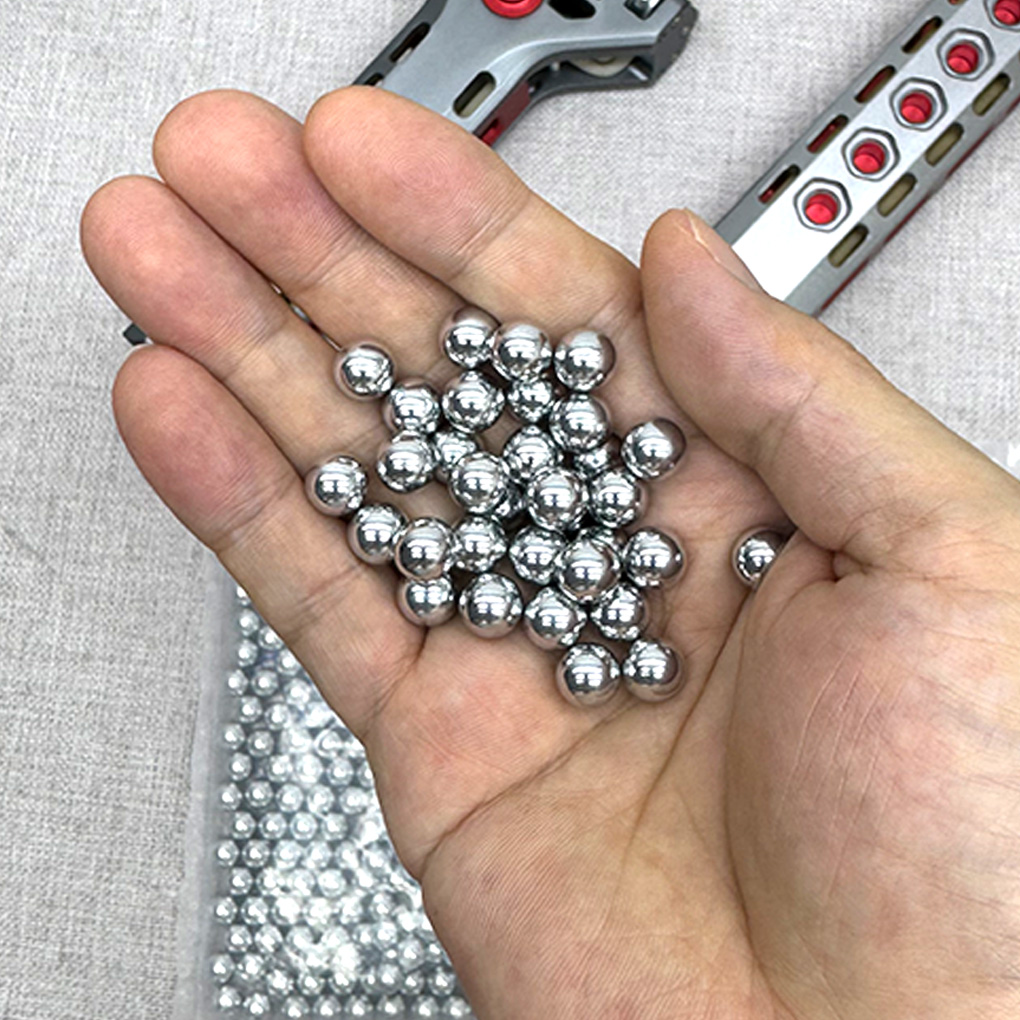 野ウォーウルフ-マグネット給弾式スリングショット用 8mm亜鉛メッキスチールボール|高速連射をサポートする高品質スチール弾